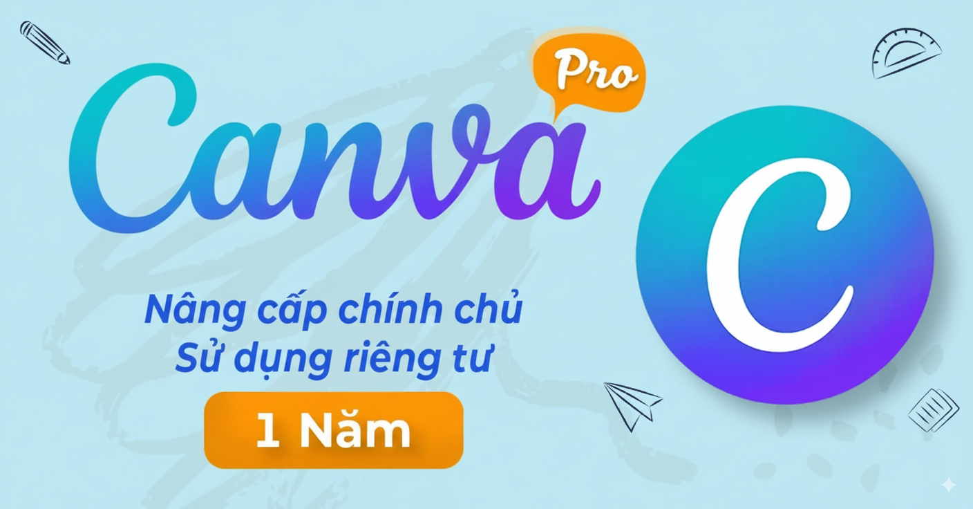 Canva pro - 12 tháng
